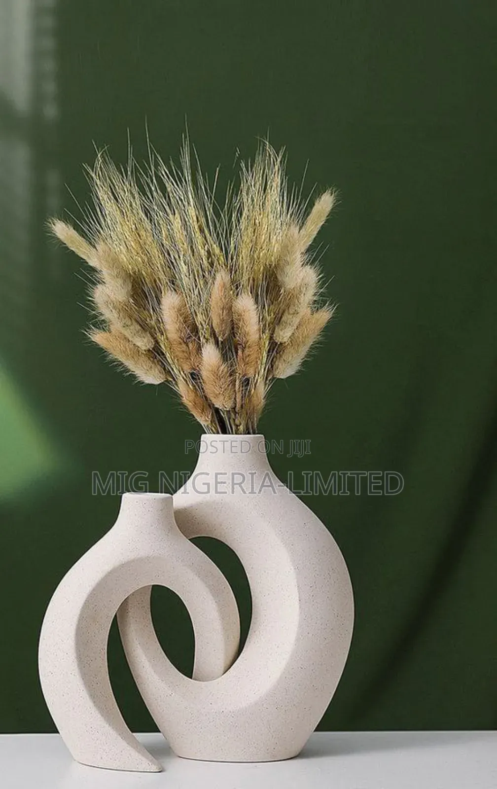 Modern 2in1 Ceramic Table Flowers Decor