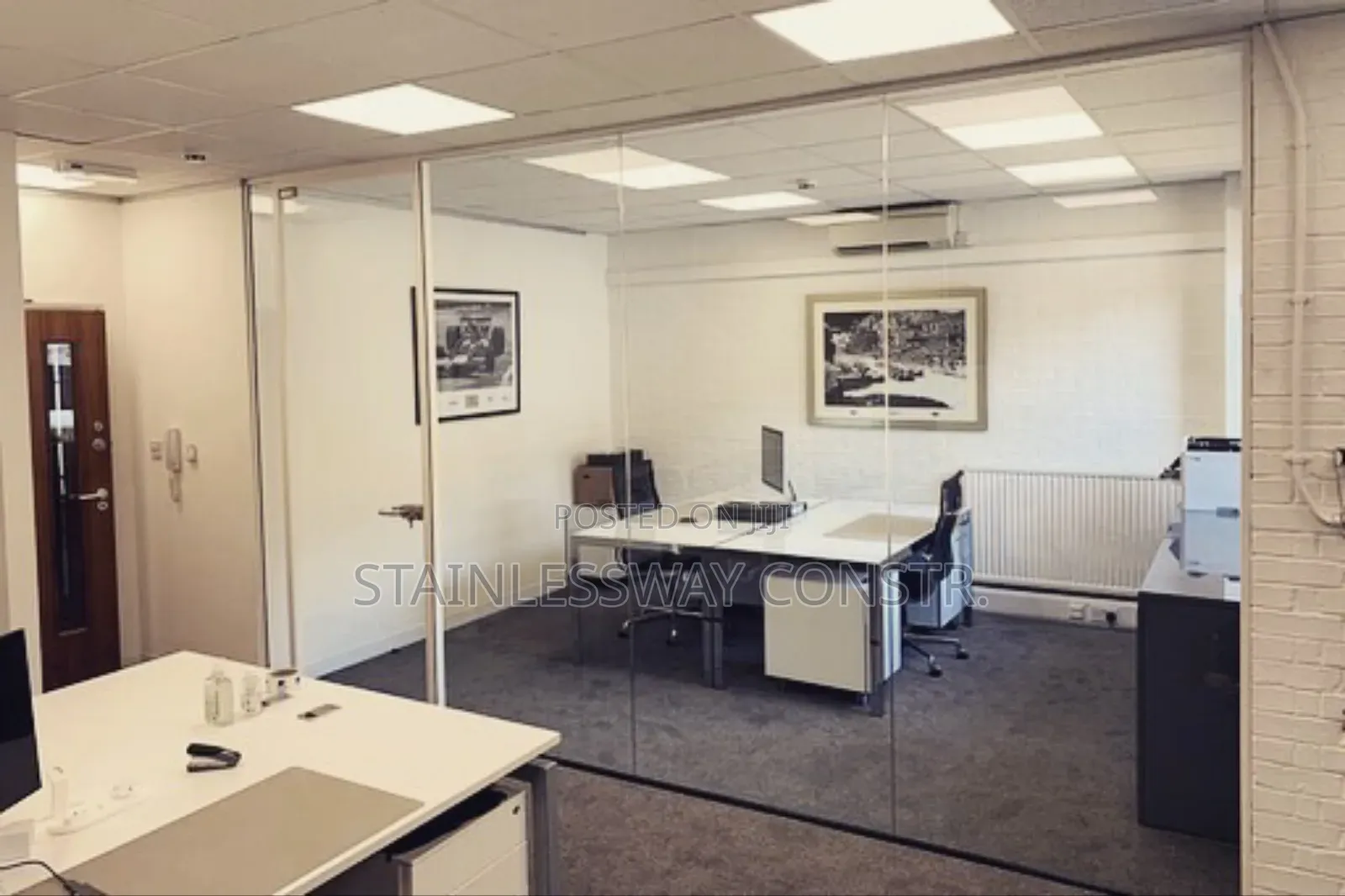 Glass Walls for a More Open Workspace