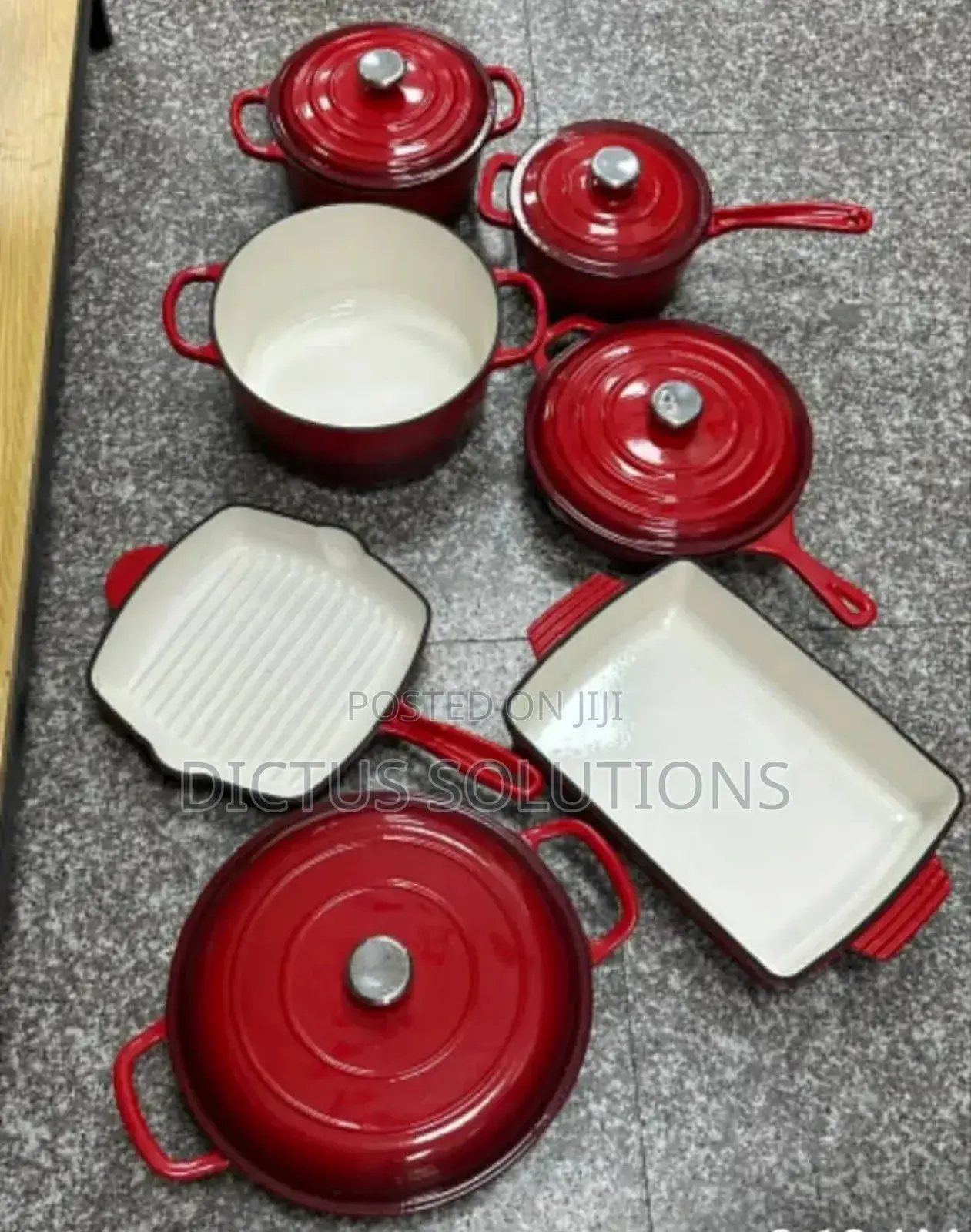 High Quality Induction Cast Iron Pot Set