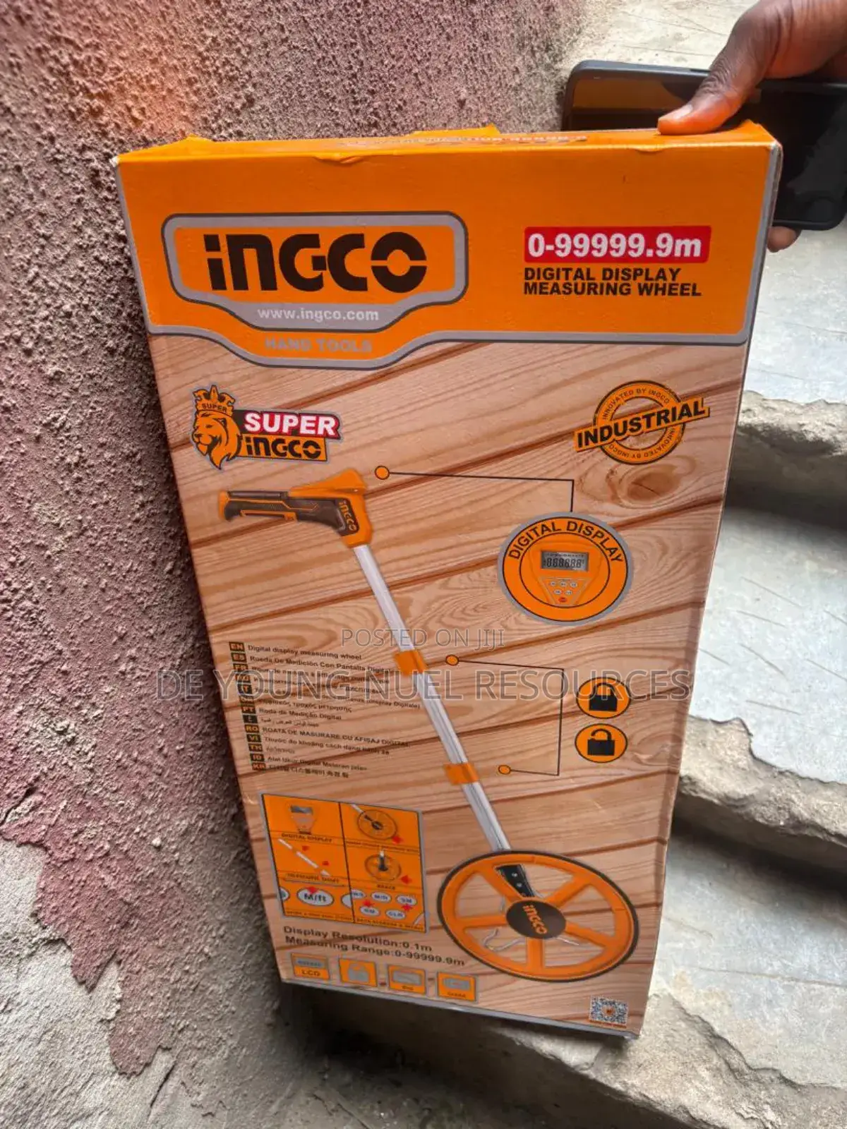 Ingco Digital Distance Display Measuring Wheel