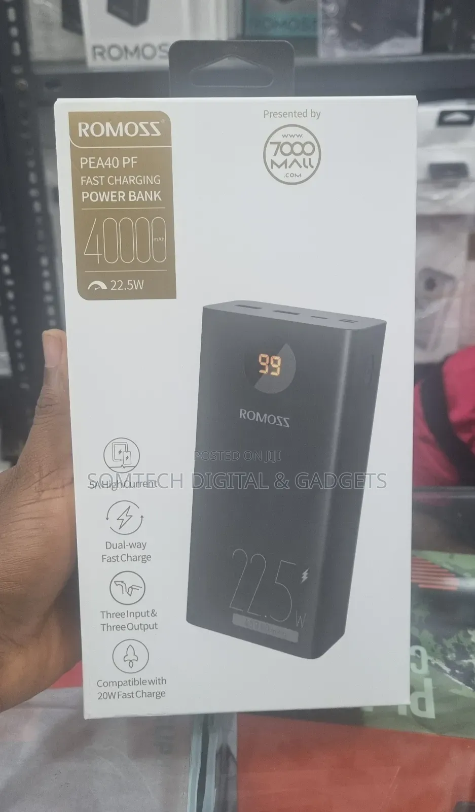 Romoss Pea40 Pf 40000mah 22.5w Powe Bank