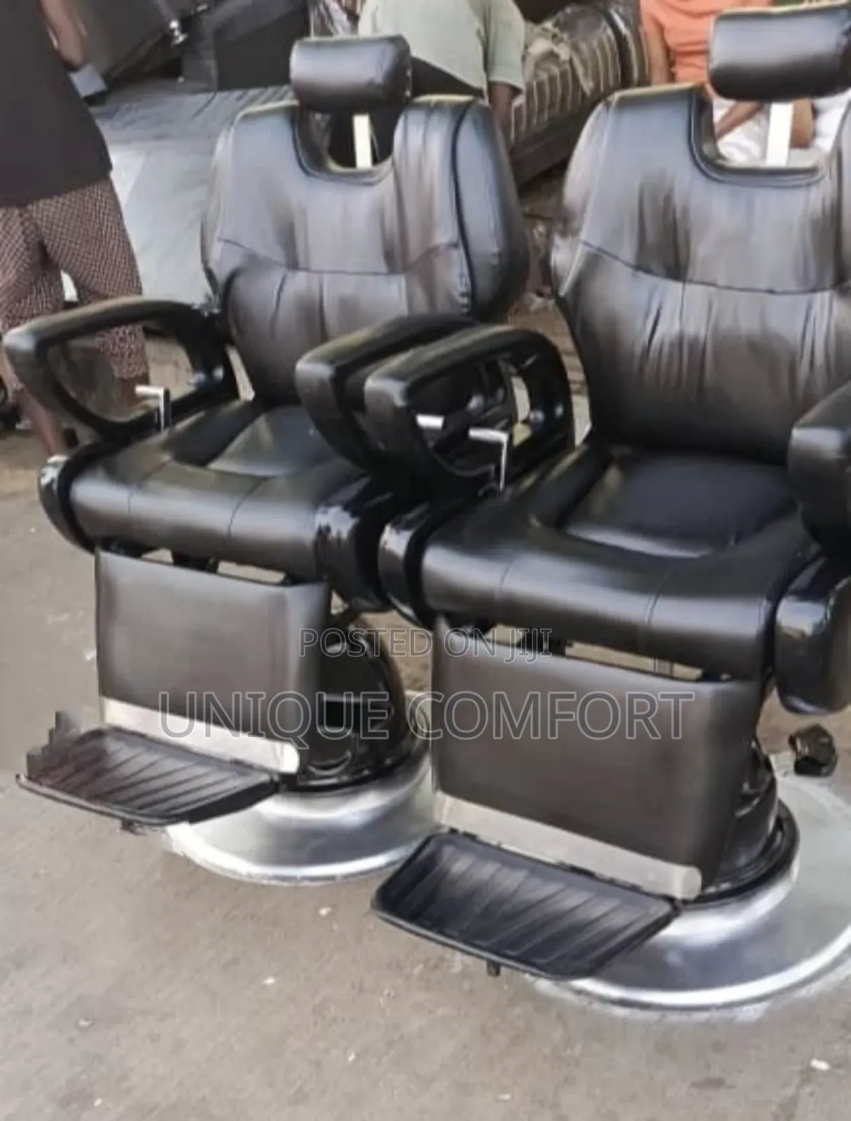 Imported Executive Salon Rolling Recliner Barber Chair