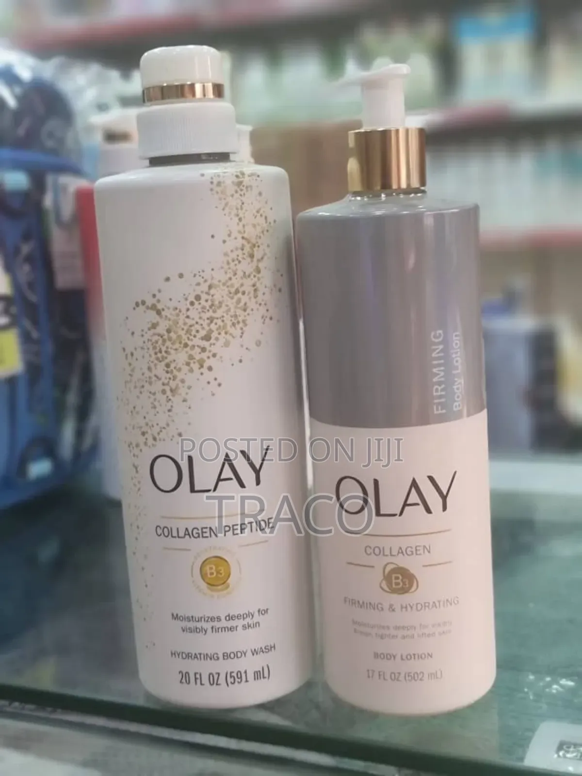 Olay Collagen Firming Body Wash and Hydrating Body Lotion