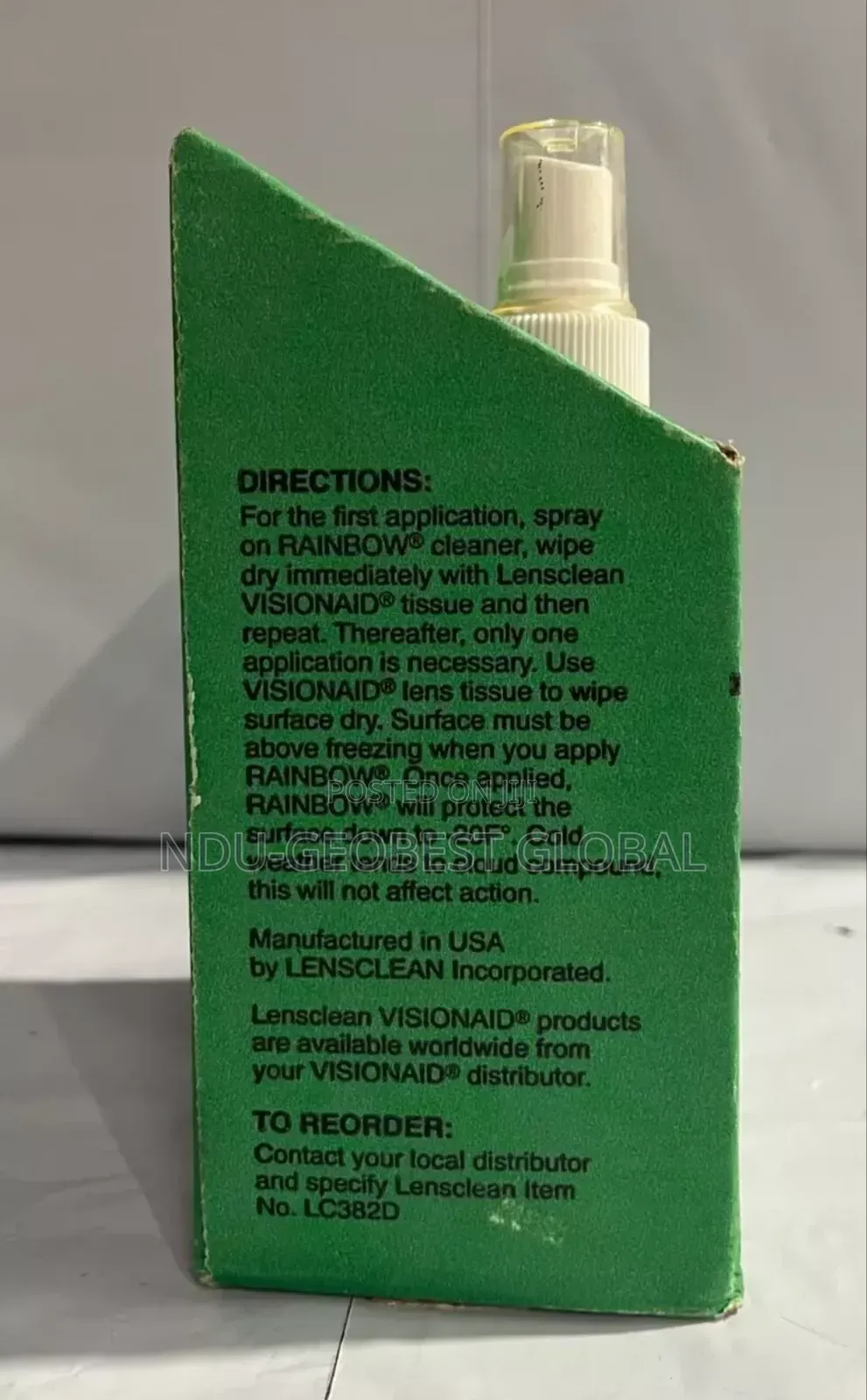 Lens Cleaner/Cleaning Station Wipes Eye