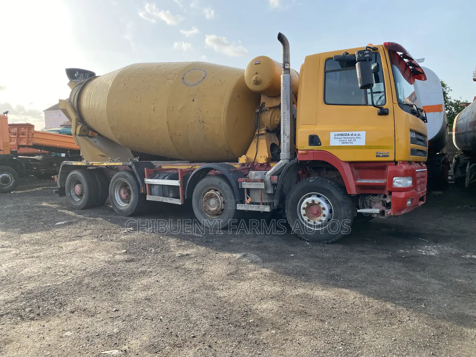Daf-Cf Concrete Mixer 12tyres (10 Cubic)