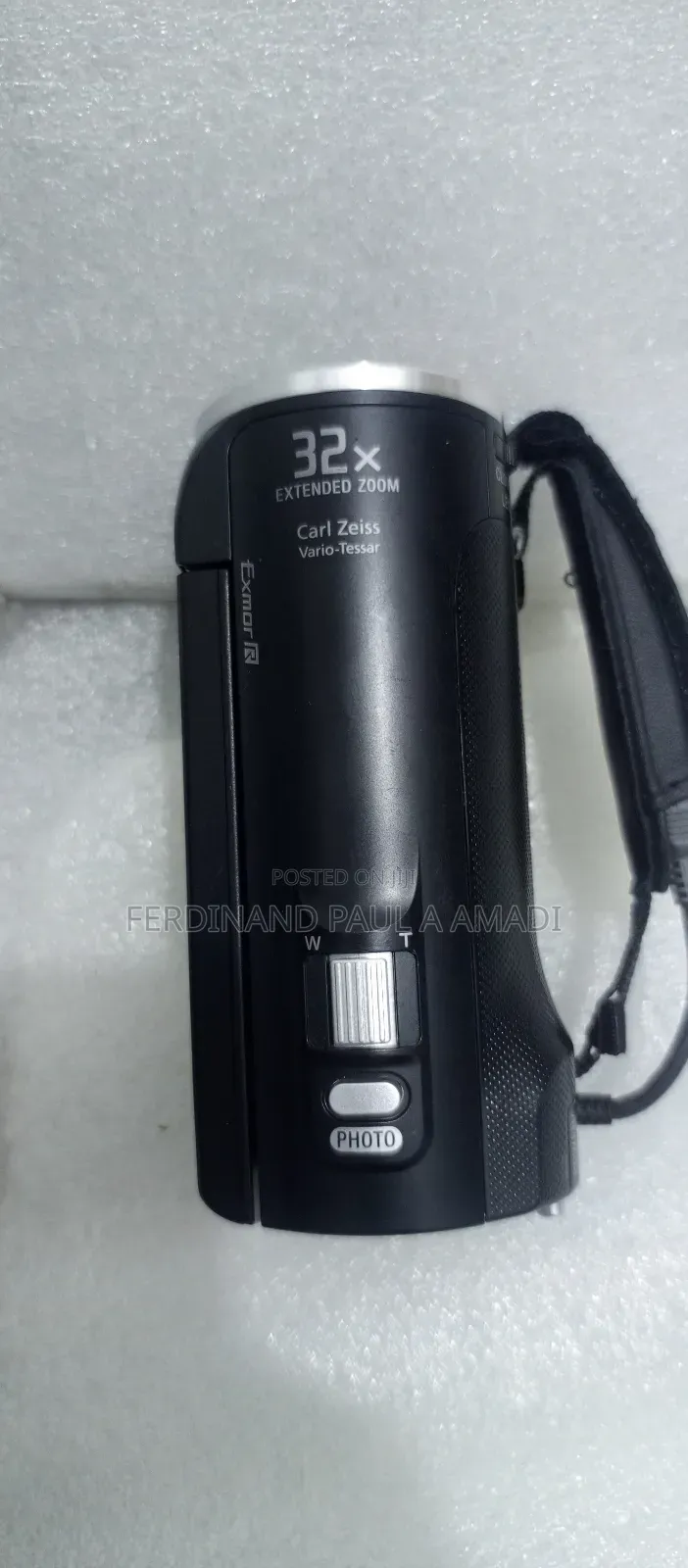 Sony Video Camera for Livestream With External Memory Card
