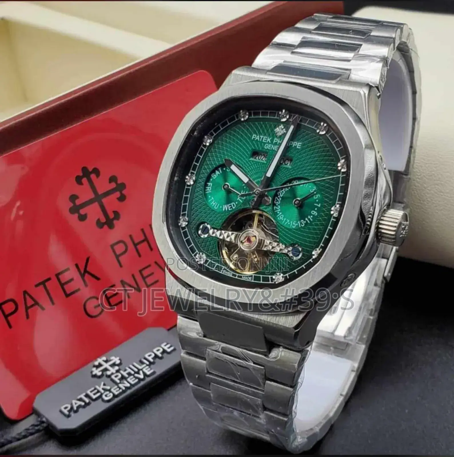 Nice Patek Philippe Men's Watch Quality Chain Strap Auto ✅