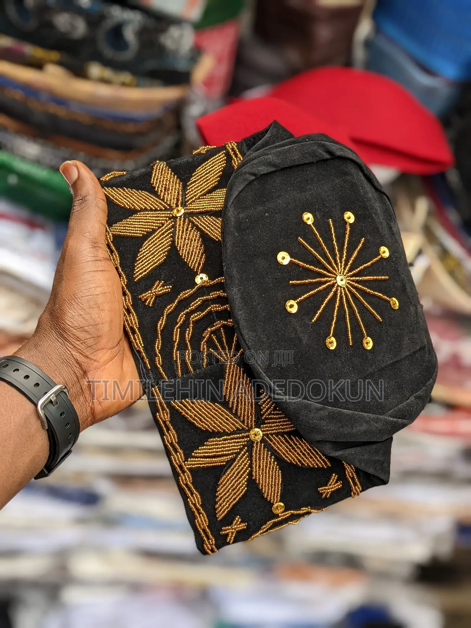 Beaded Kufi African Caps for Men