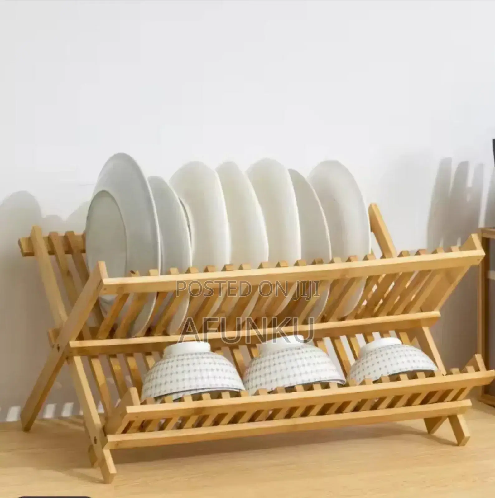 Wooden Plate Rack