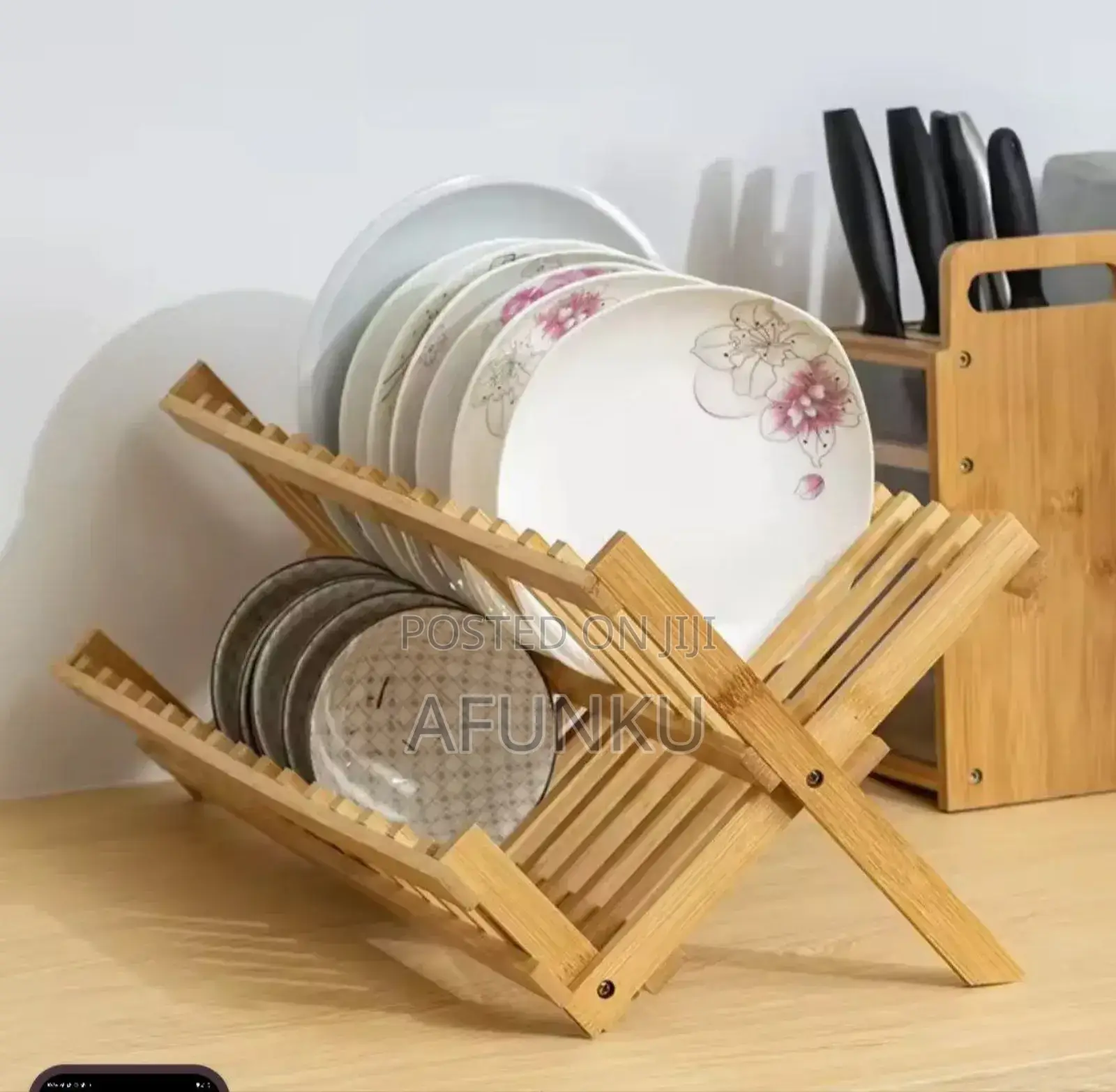 Wooden Plate Rack
