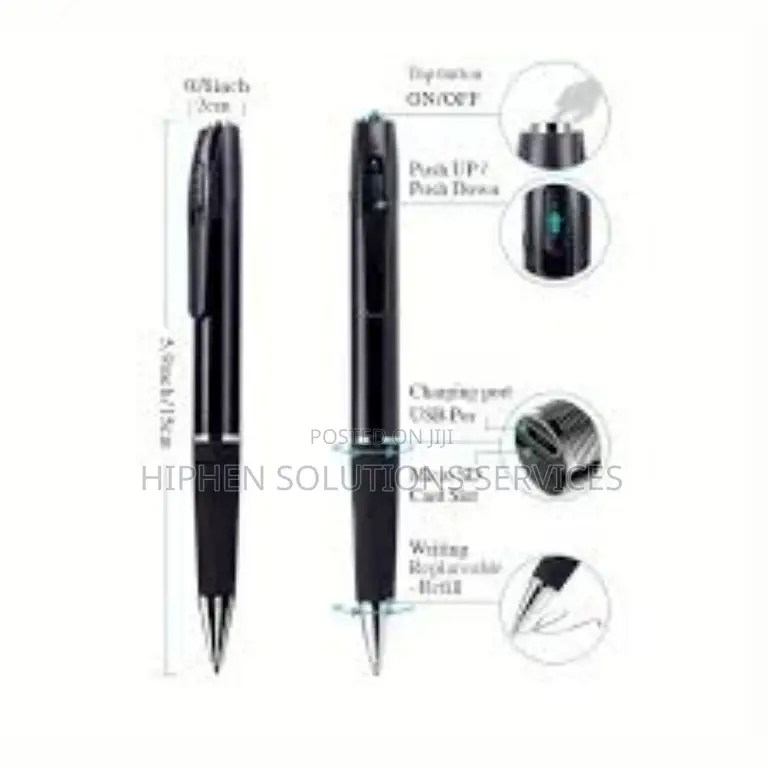 Security Camera Pen - Portable With Local Recording