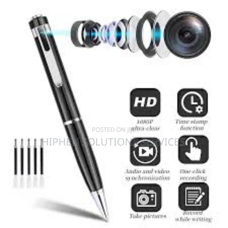 Security Camera Pen - Portable With Local Recording