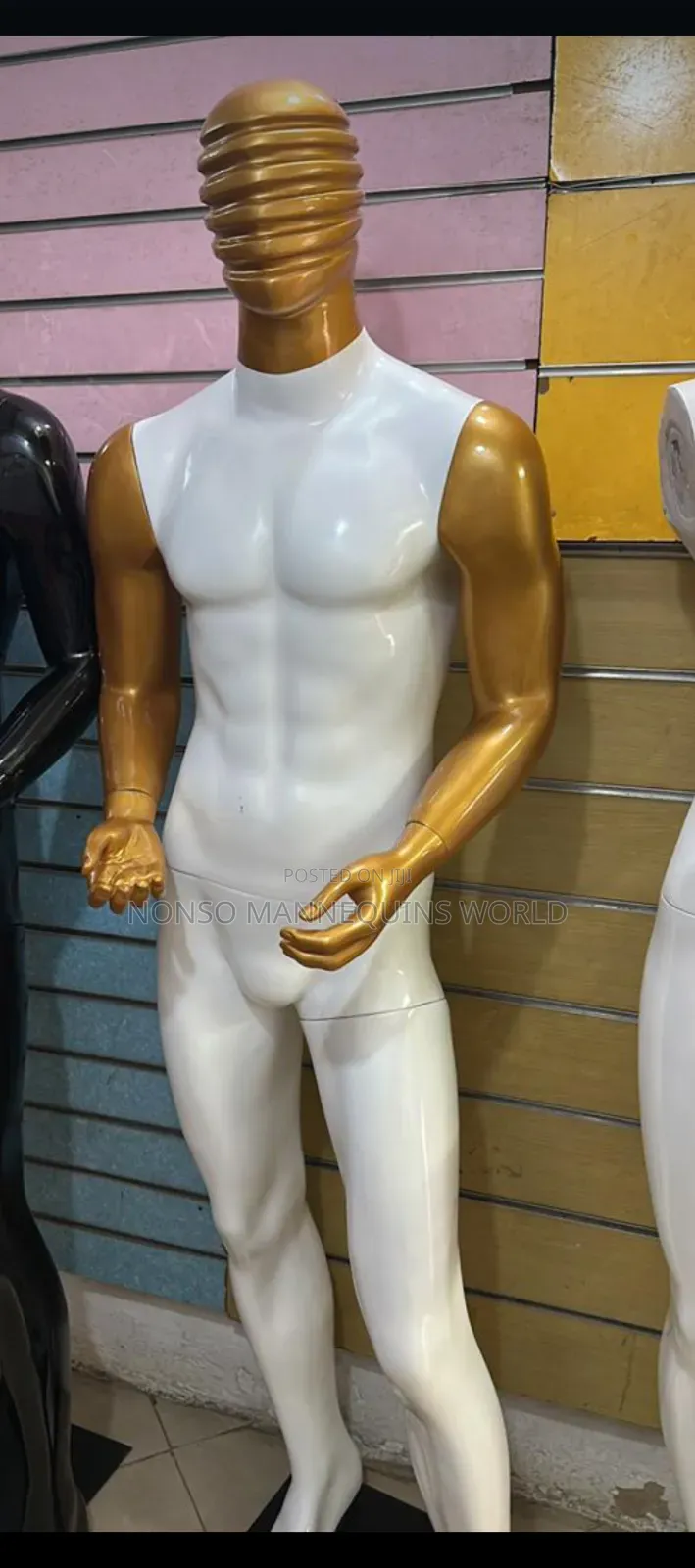 Naija Made Male Fibre Mannequins Of Different Colours