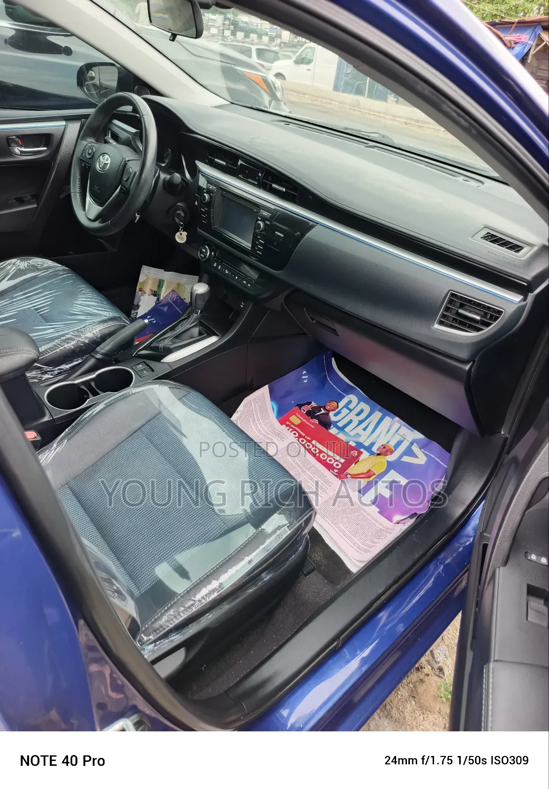 Toyota Corolla 2015 Blue