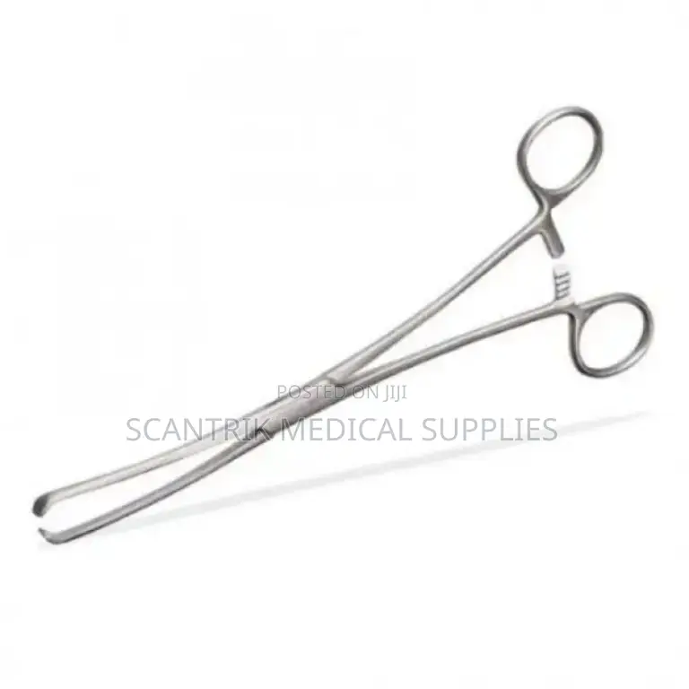 Teales Vulsellum Curved Forceps