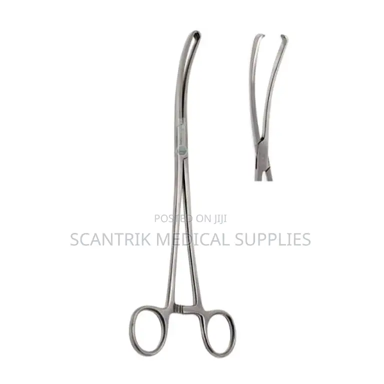 Stainless Steel Teales Vulsellum Curved Forceps