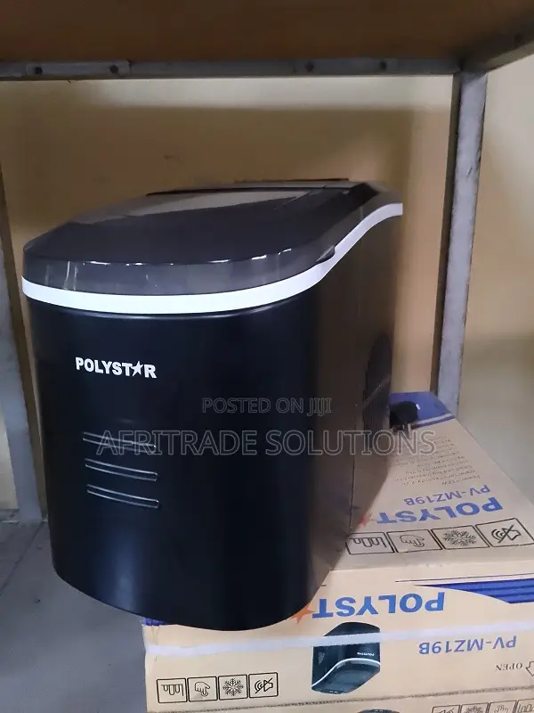 Powerful Black Polystar Ice-Maker