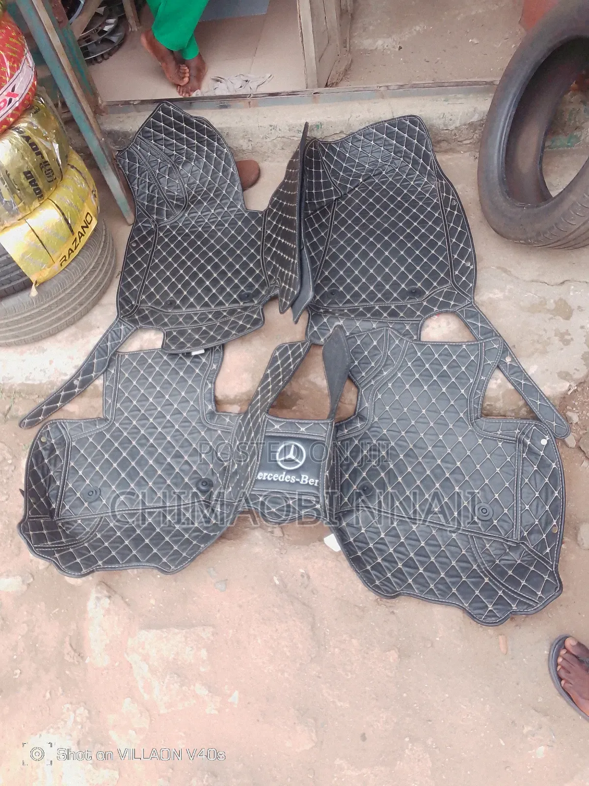 Leather Foot Mart for Mercedes-Benz