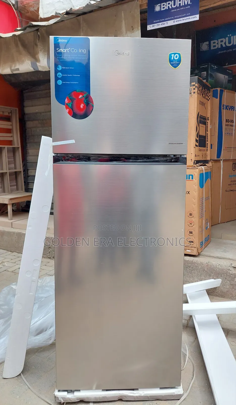 Midea 463litrs Inverter Double Door Fridge