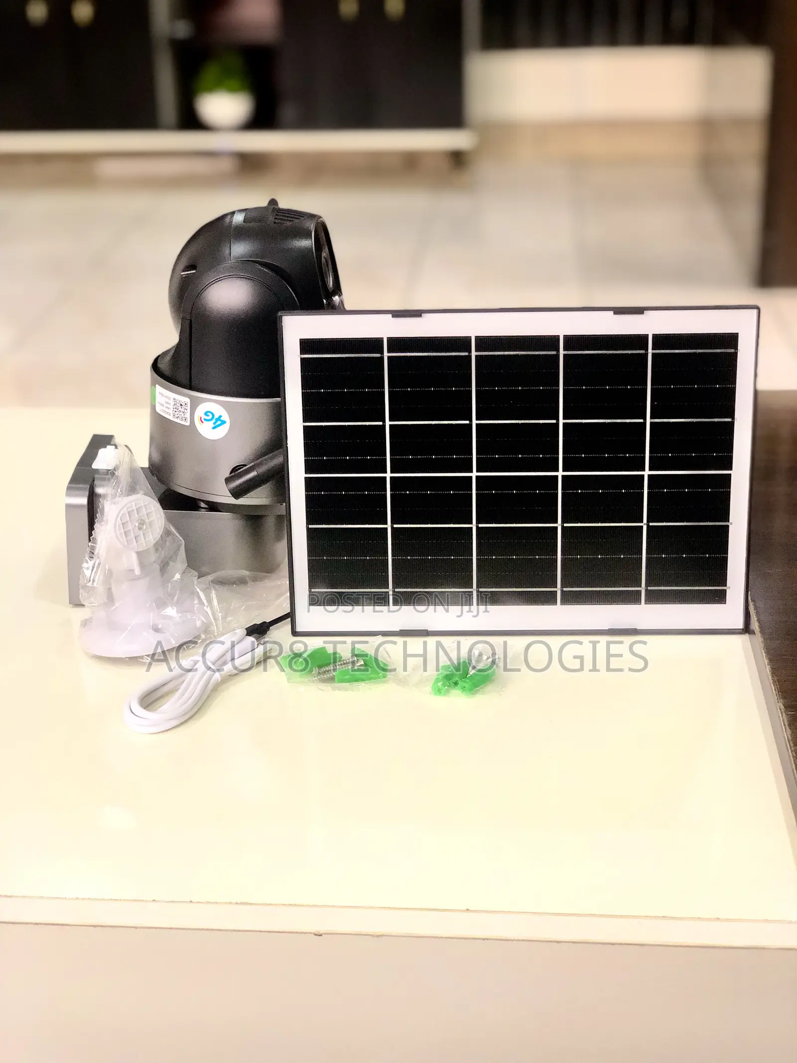 V380pro Solar Camera Dual Lens 4g