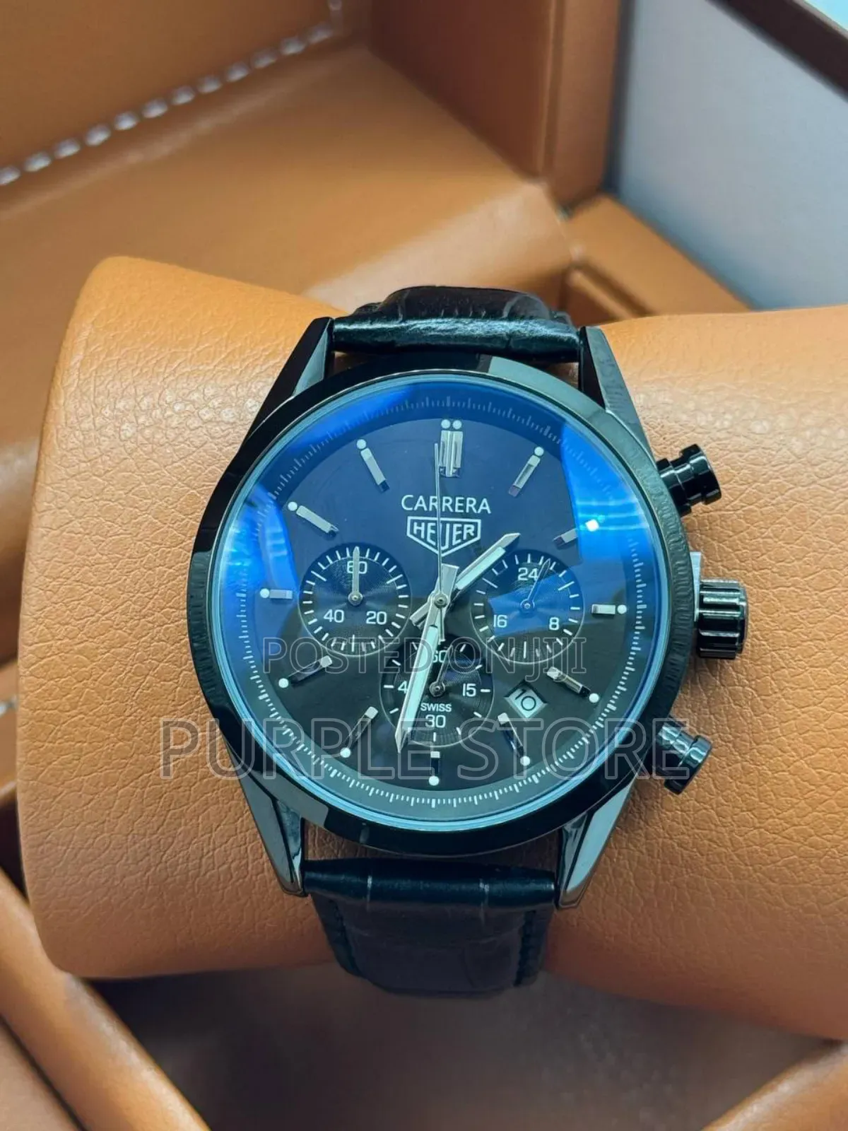 Tag Heuer Carrera Functional•• Chronograph••Leather•• Watch