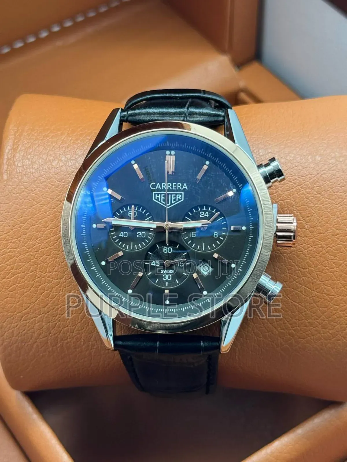 Tag Heuer Carrera Functional•• Chronograph••Leather•• Watch