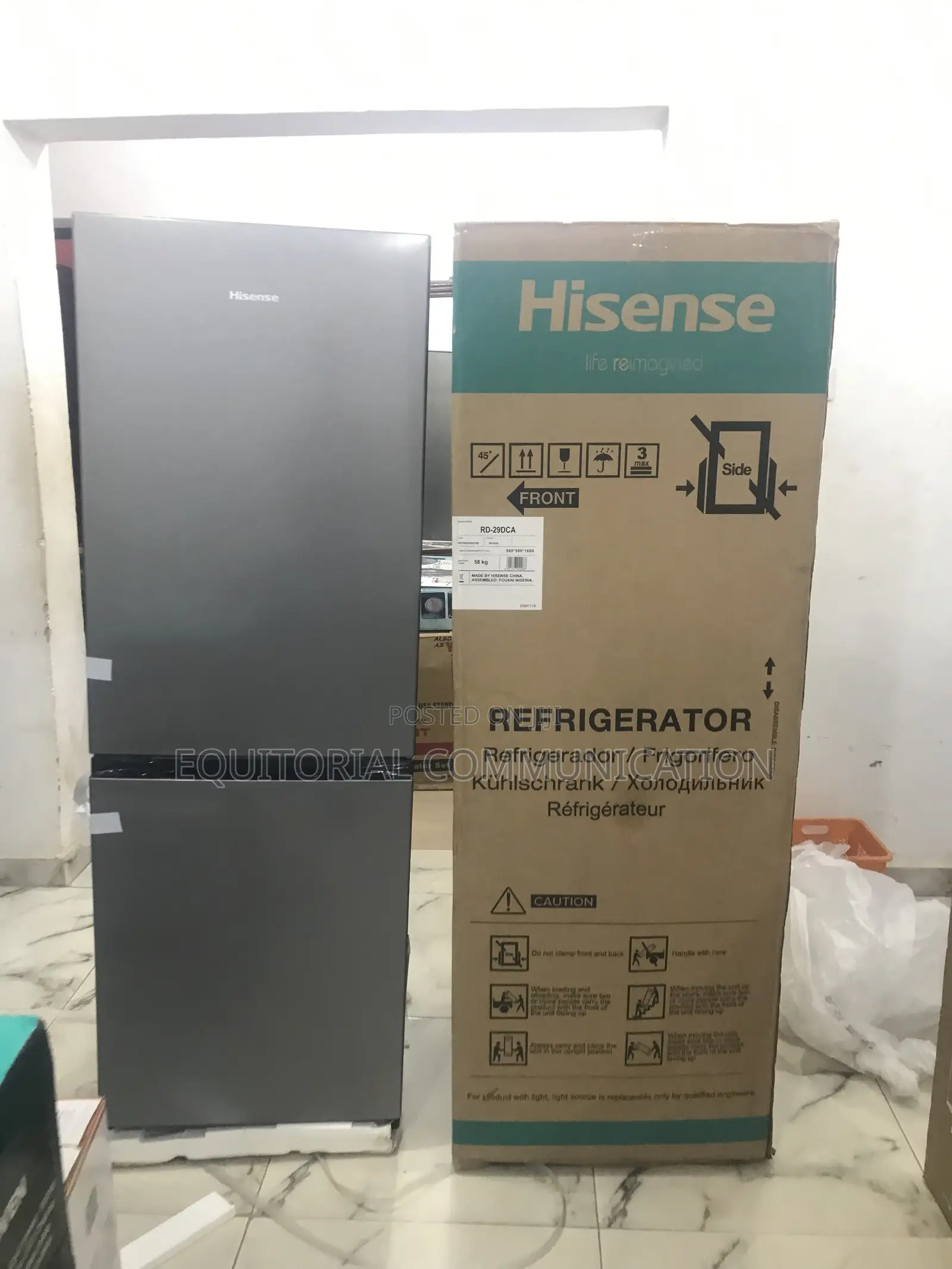 Improved Cooling Hisense 225l Refrigerator 29dca Double Door