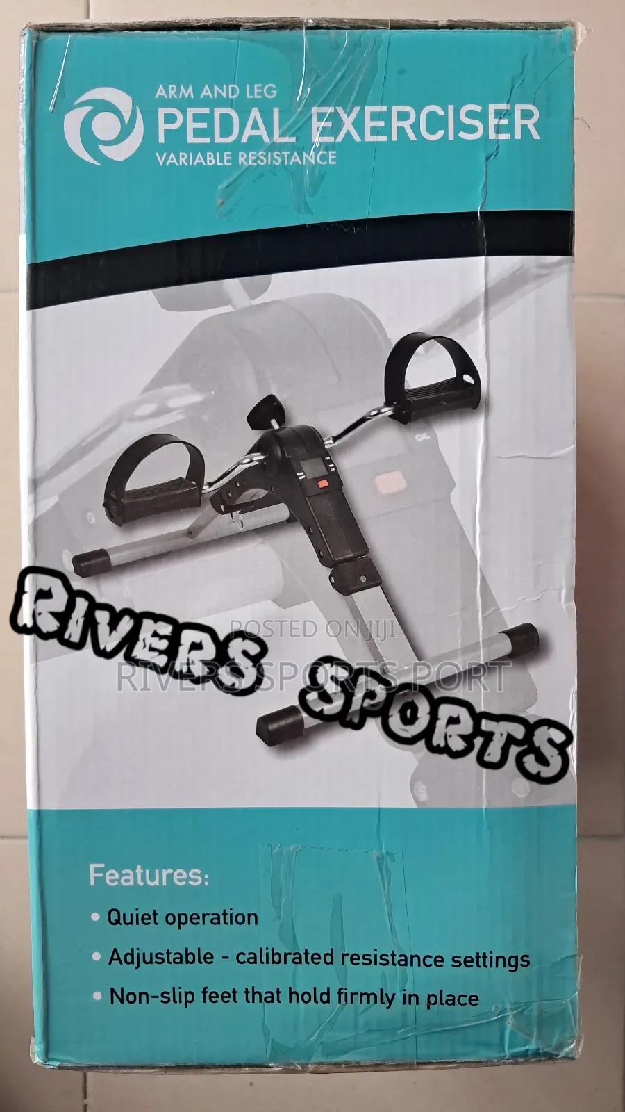 Mini Exercise Bike Arm and Leg Exerciser With LCD Monitor