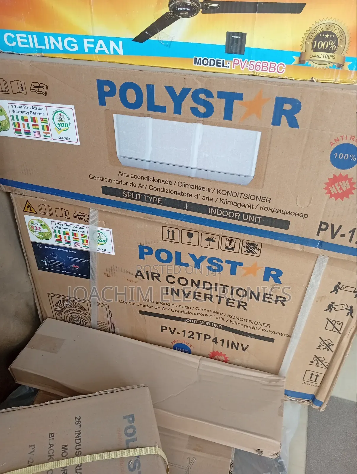 Polystar Air Conditioner 1.5 Hp Inverter