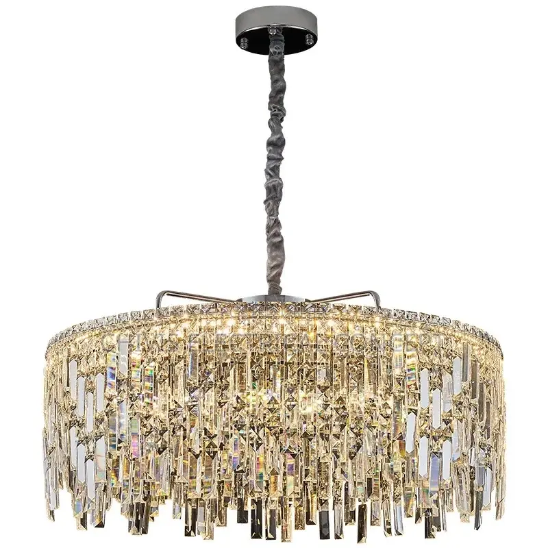 Luxury Creative Golden Starry High Translucent Crystal Roun