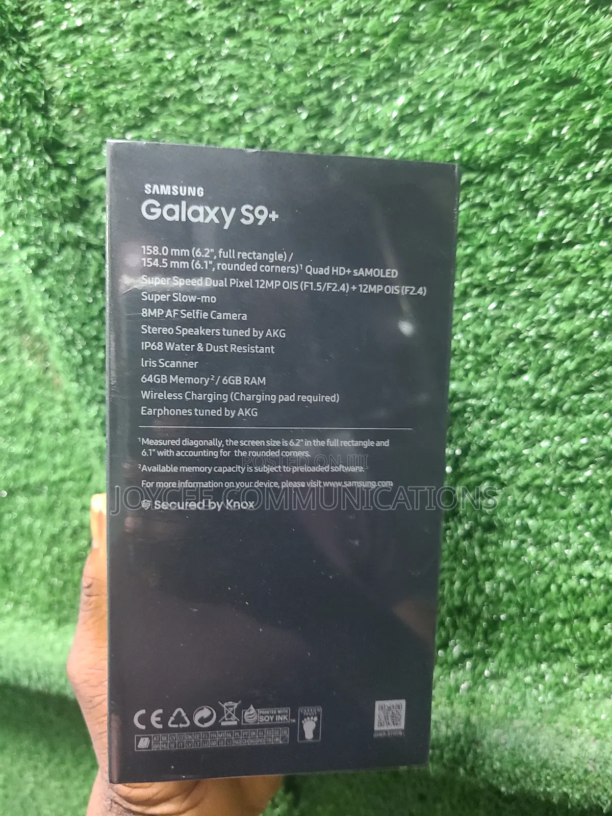 New Samsung Galaxy S9 Plus 64 GB Black