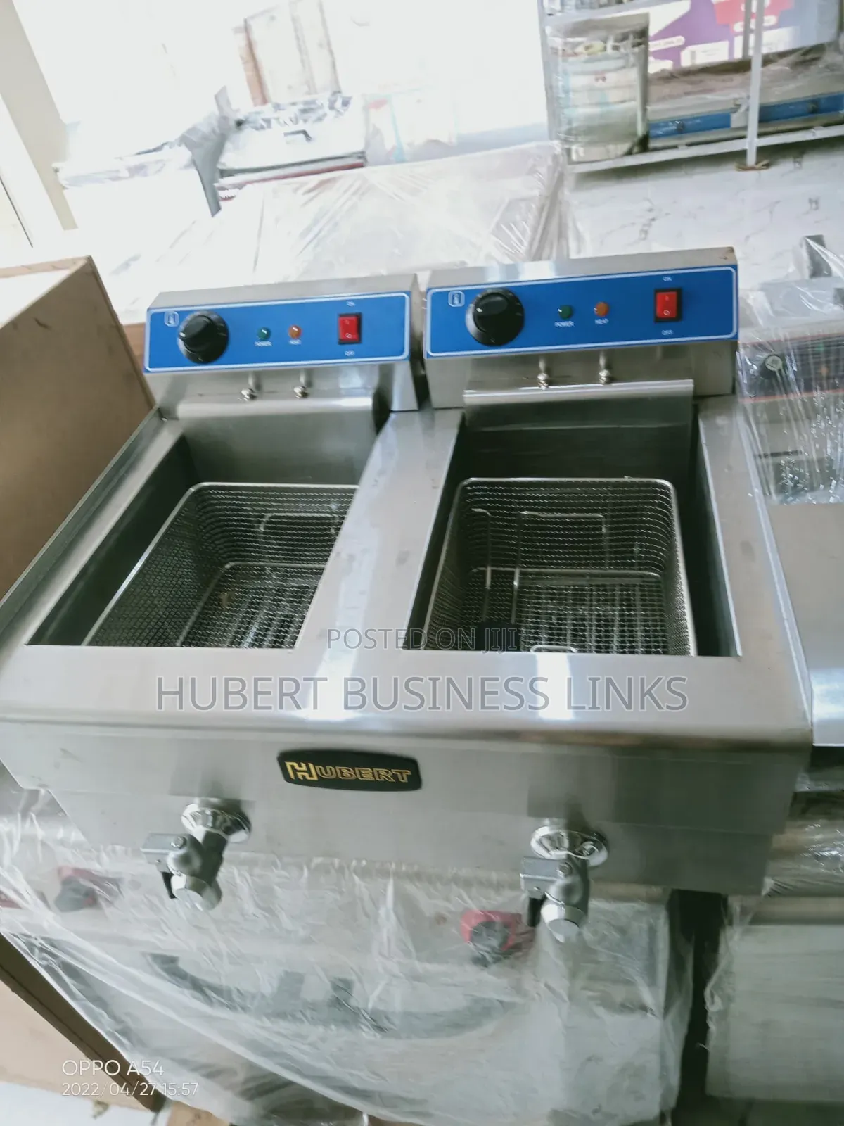 Industrial Electric Fryer 20liters Double
