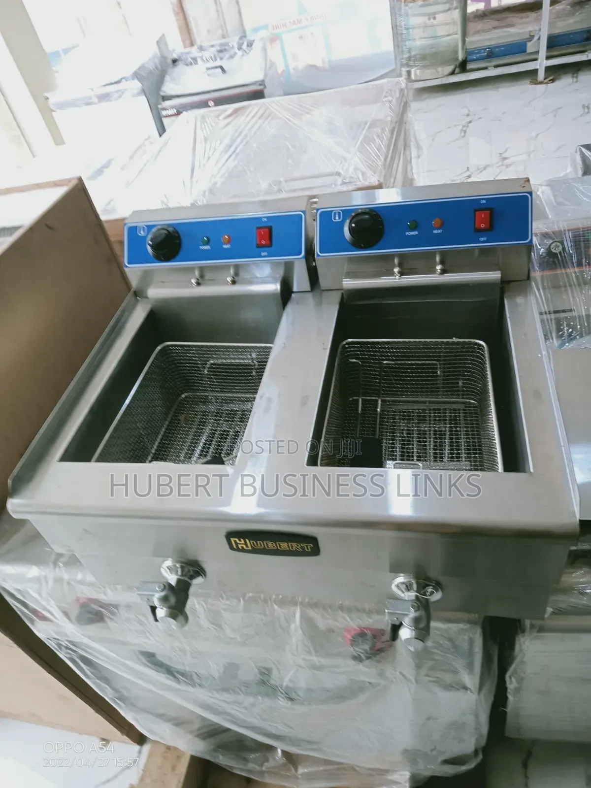 Industrial Electric Fryer 20liters Double