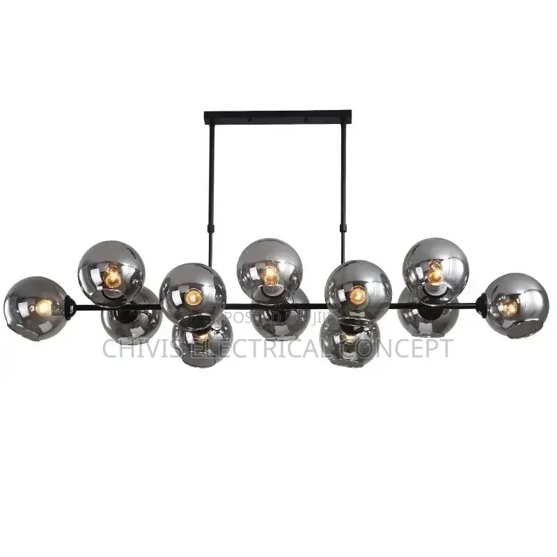 Modern Glass Ball Led Pendant Lights for Table Dining Room