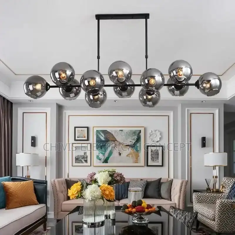 Modern Glass Ball Led Pendant Lights for Table Dining Room