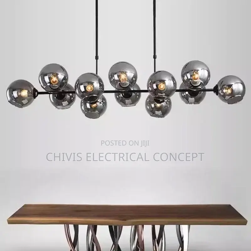 Modern Glass Ball Led Pendant Lights for Table Dining Room