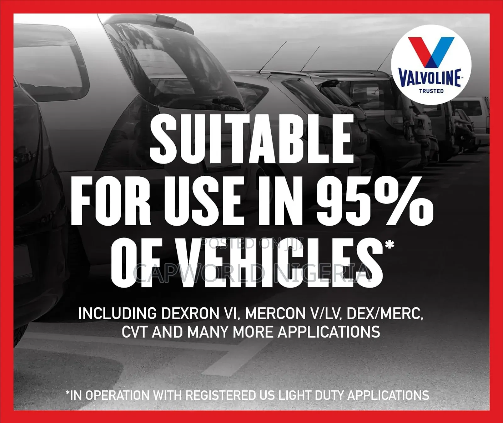 Valvoline Multi-Vehicle Full Synthetic Atf Transmission Oil