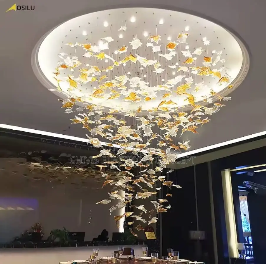 Morden Nordic Glass Chandelier Lights Creative Personality