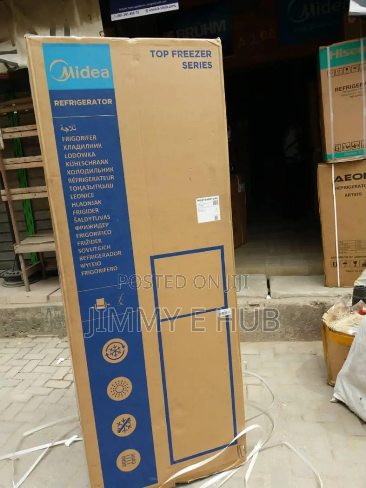 Midea 463ltrs Inverter Top Freezer Refrigerator