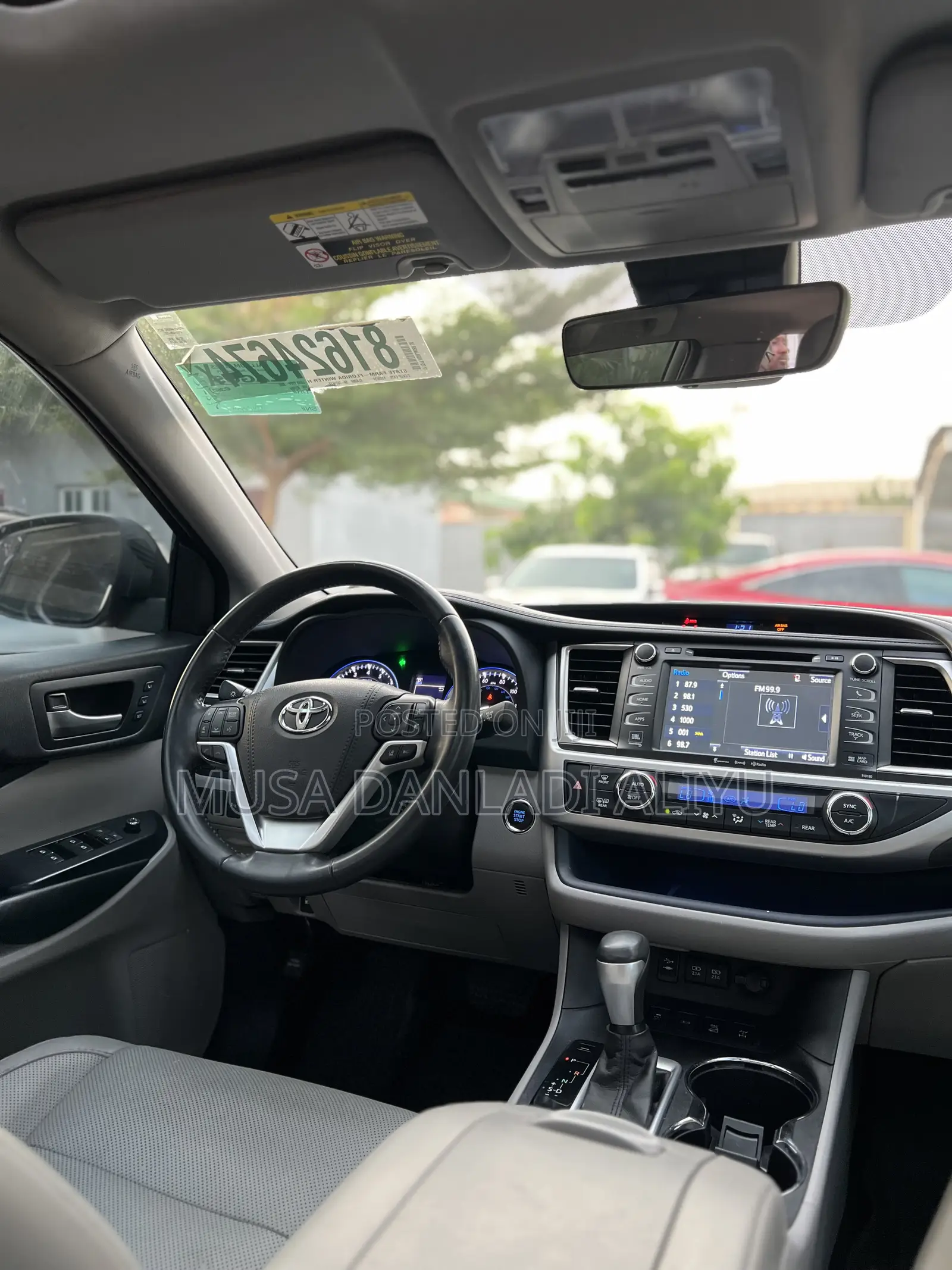 Toyota Highlander Limited Platinum 4x4 V6 (3.5L 6cyl 8A) 2017 Gray