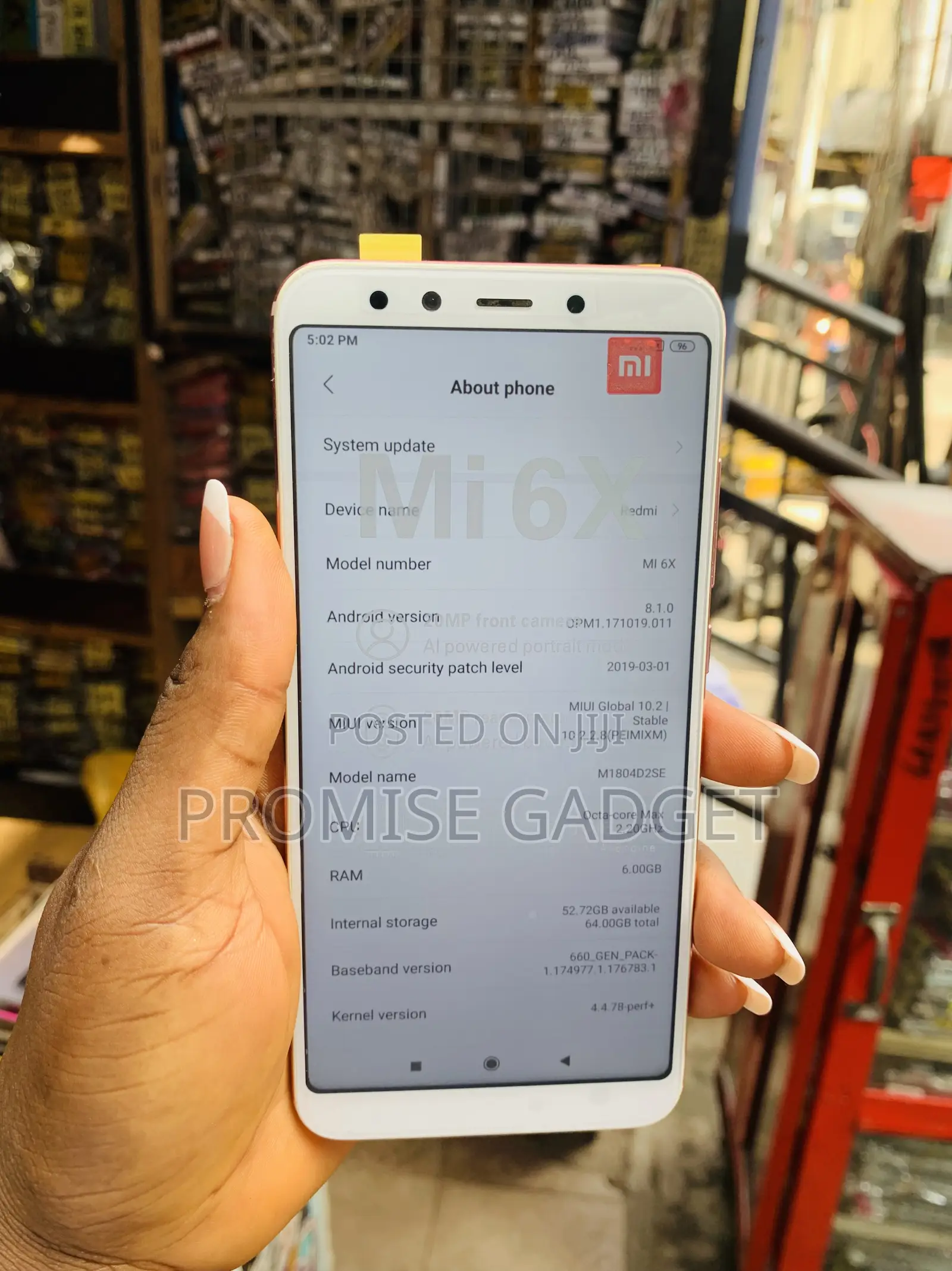 Xiaomi Mi 6 Plus 64 GB Red