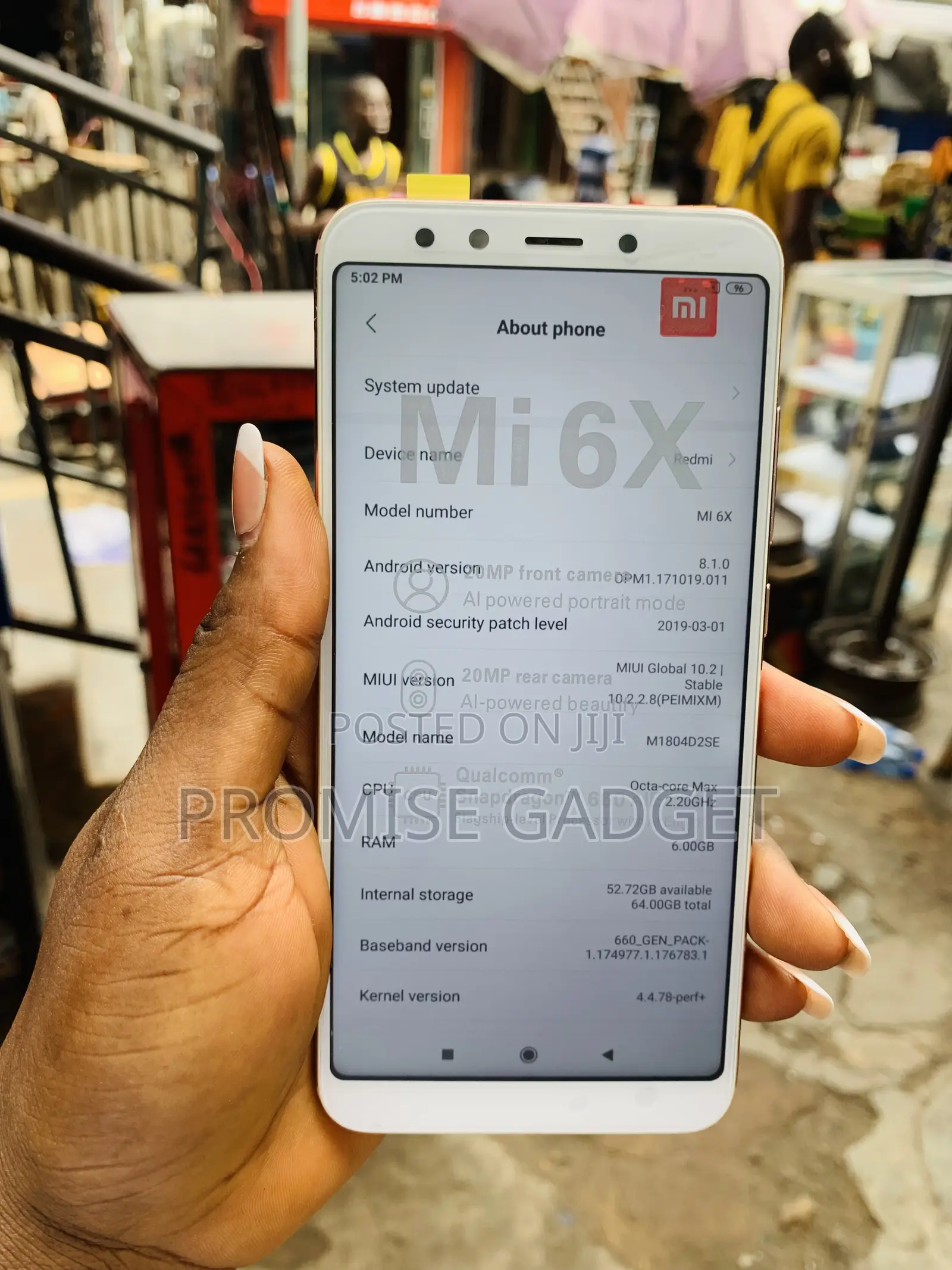 Xiaomi Mi 6 Plus 64 GB Red