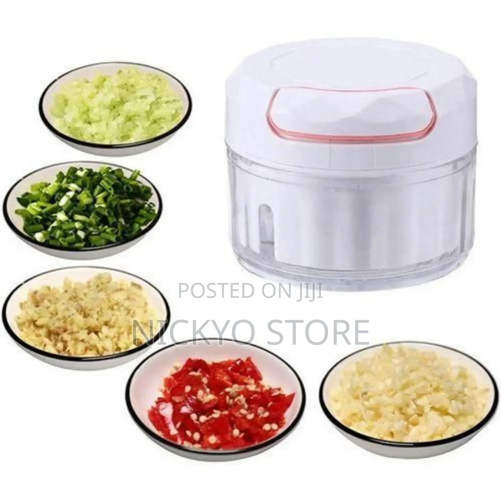 Manual Food Chopper - Mini Hand Pull Food Processor
