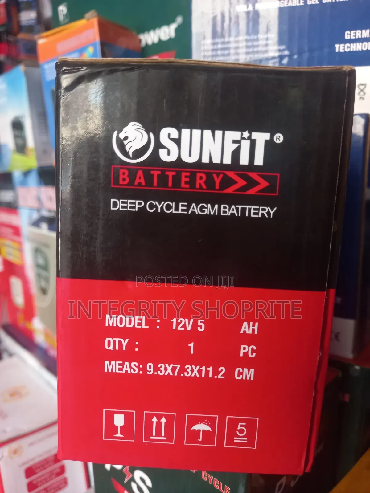 Sunfit Battery Deep Cycle Battery 6fm5(12v5ah)