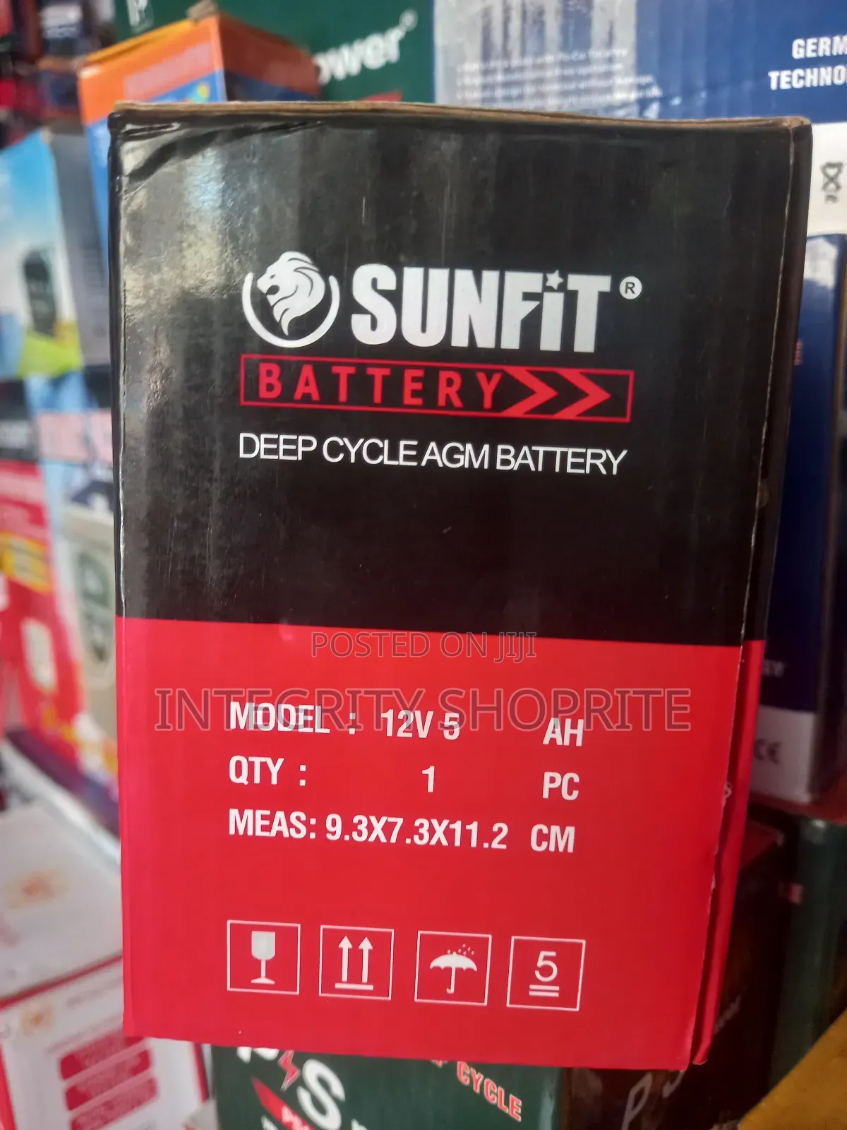Sunfit Battery Deep Cycle Battery 6fm5(12v5ah)
