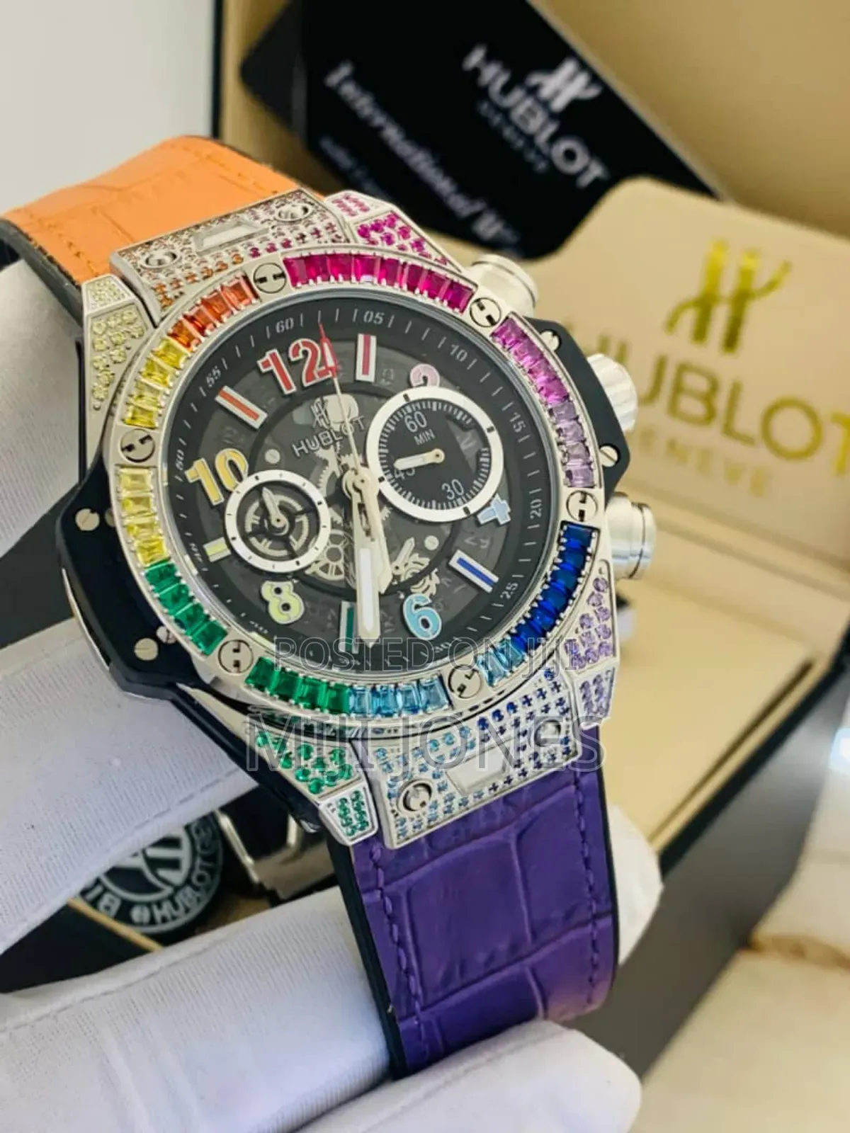 Hublot Big Bang Rainbow Bezel Timepiece
