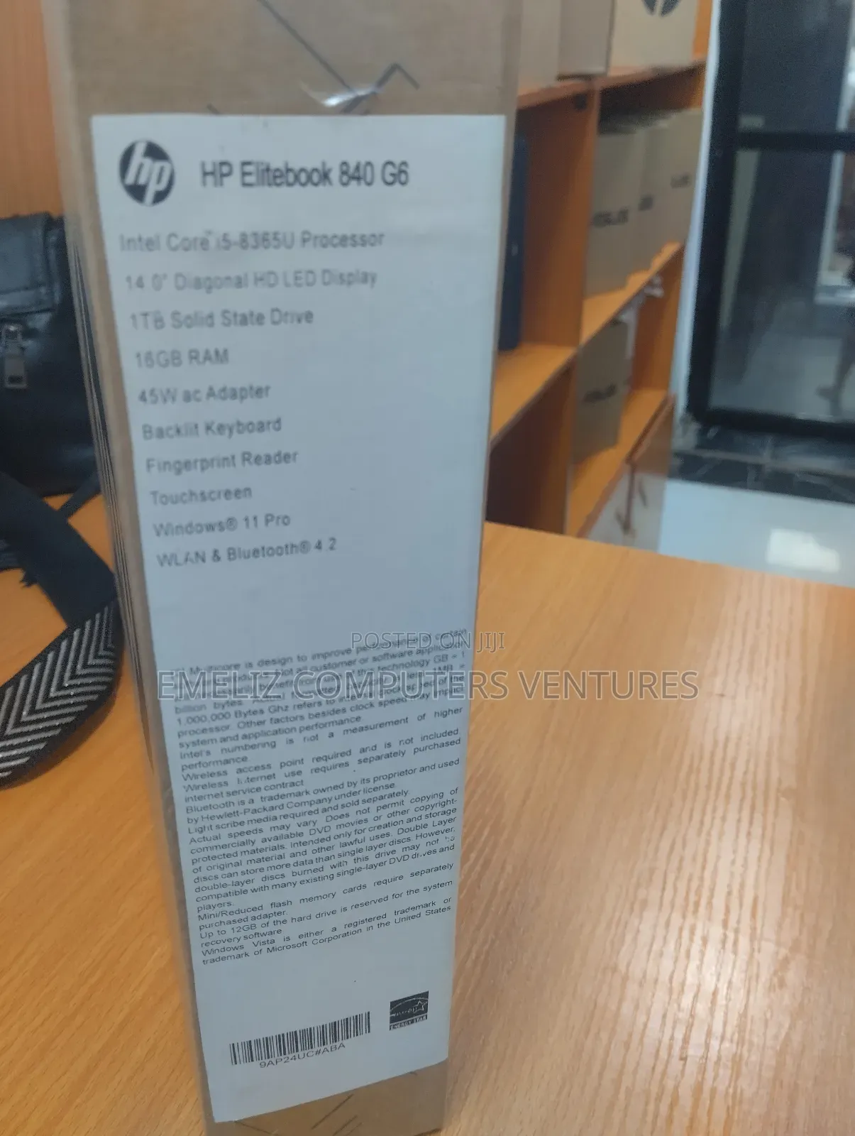 New Laptop HP EliteBook 840 G6 16GB Intel Core I5 SSD 1T