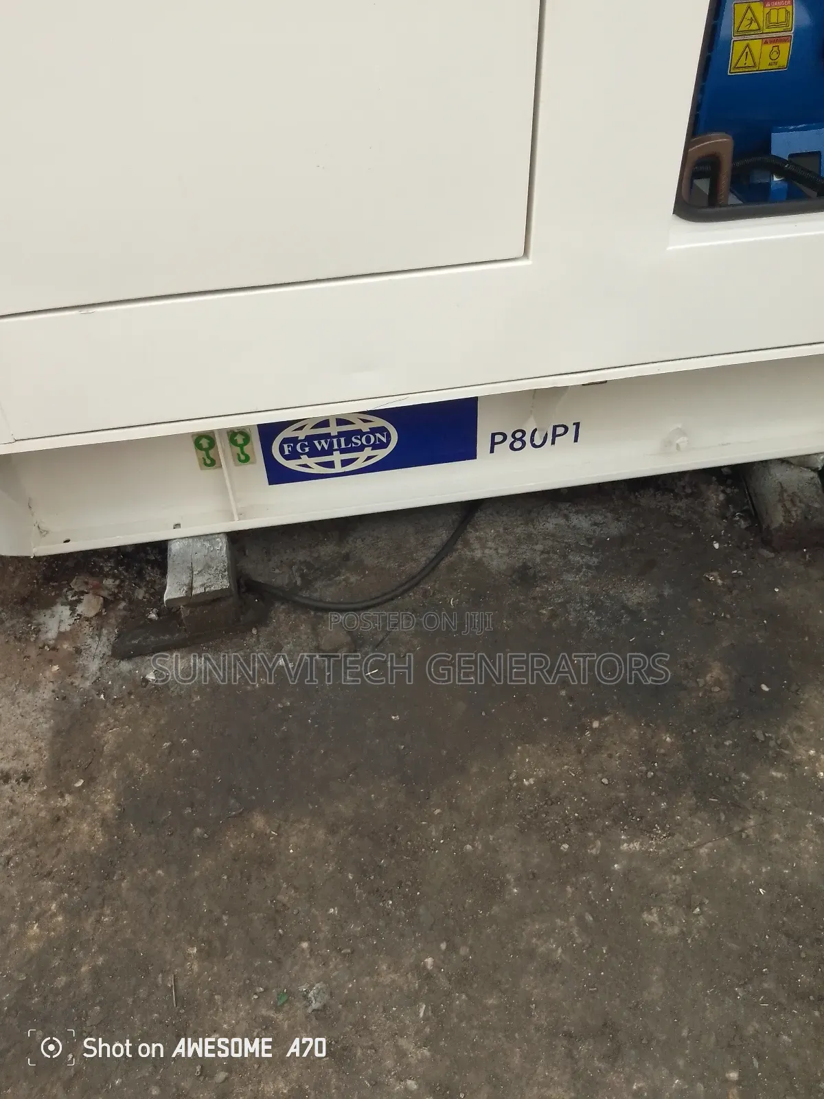 80kva Perkins Generator Fg Wilson Super Silence Almost New