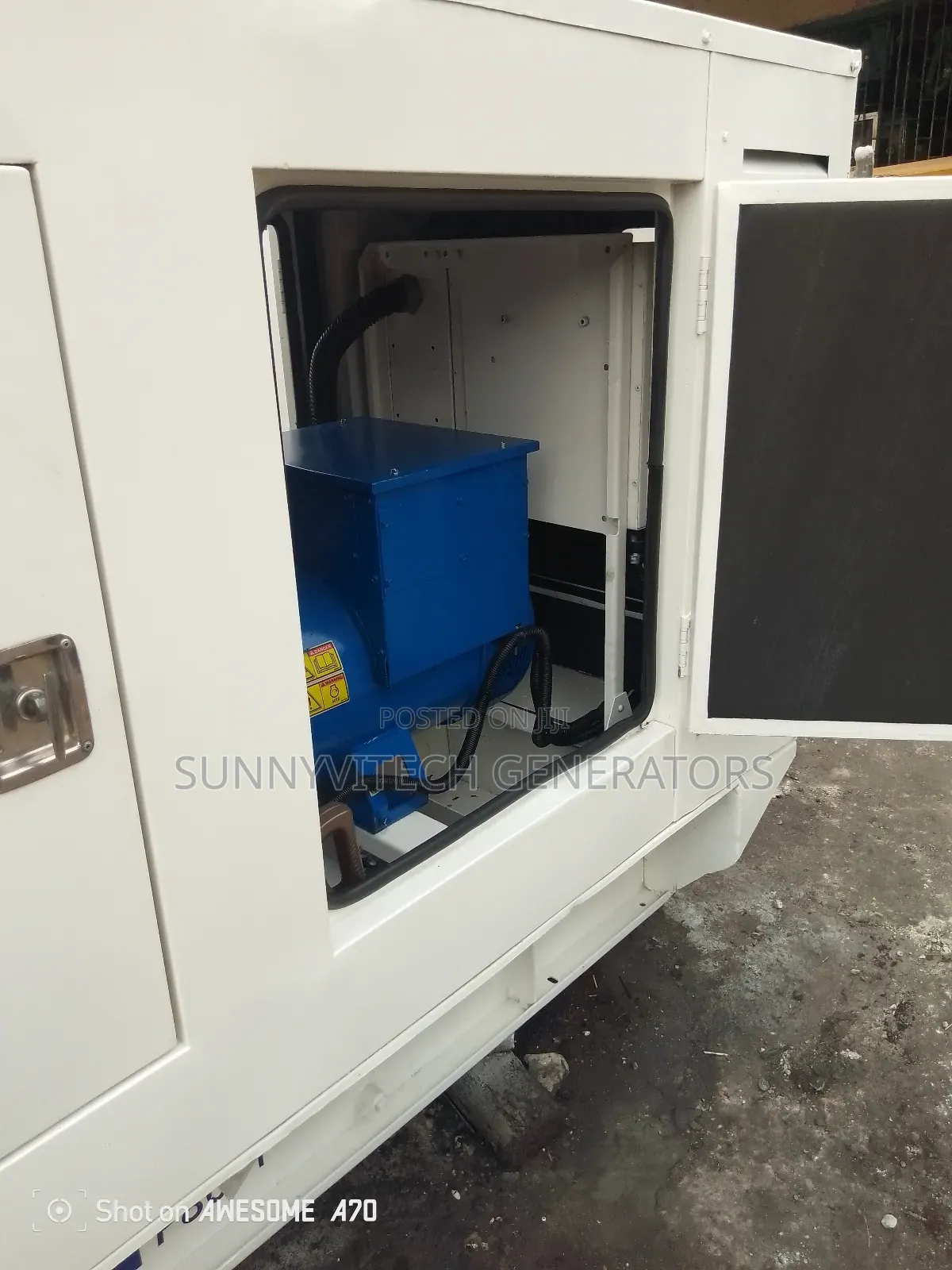 80kva Perkins Generator Fg Wilson Super Silence Almost New