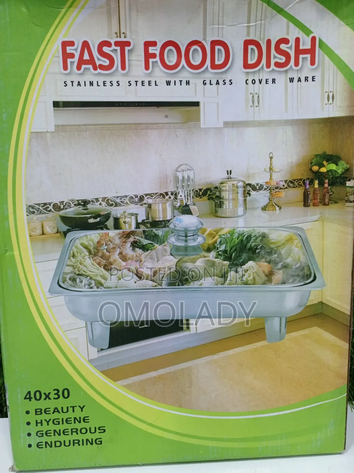 Fast Food Chafing Dish- 40 X30 Cm